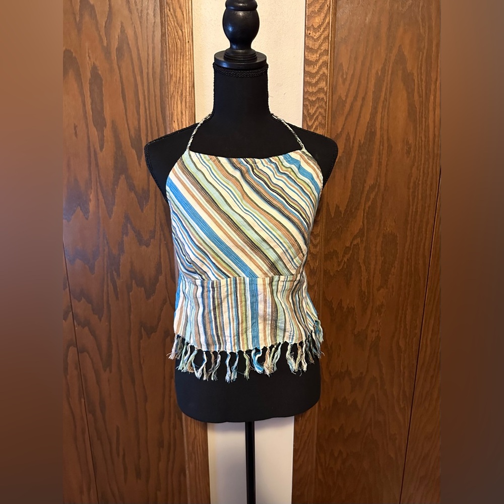 Vintage Y2K Abercrombie & Fitch Tie Back Top